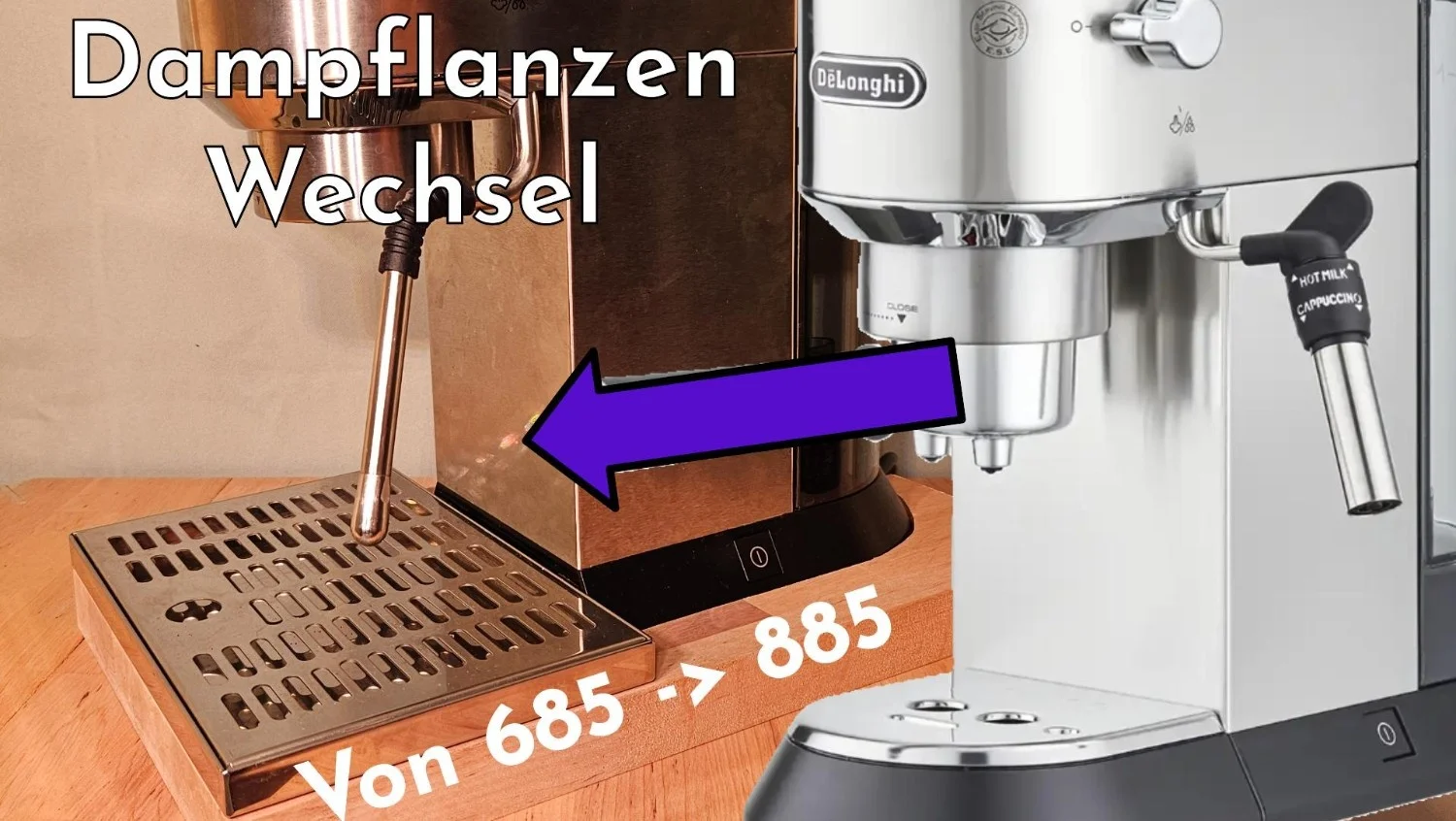 Delonghi Dampflanze tauschen