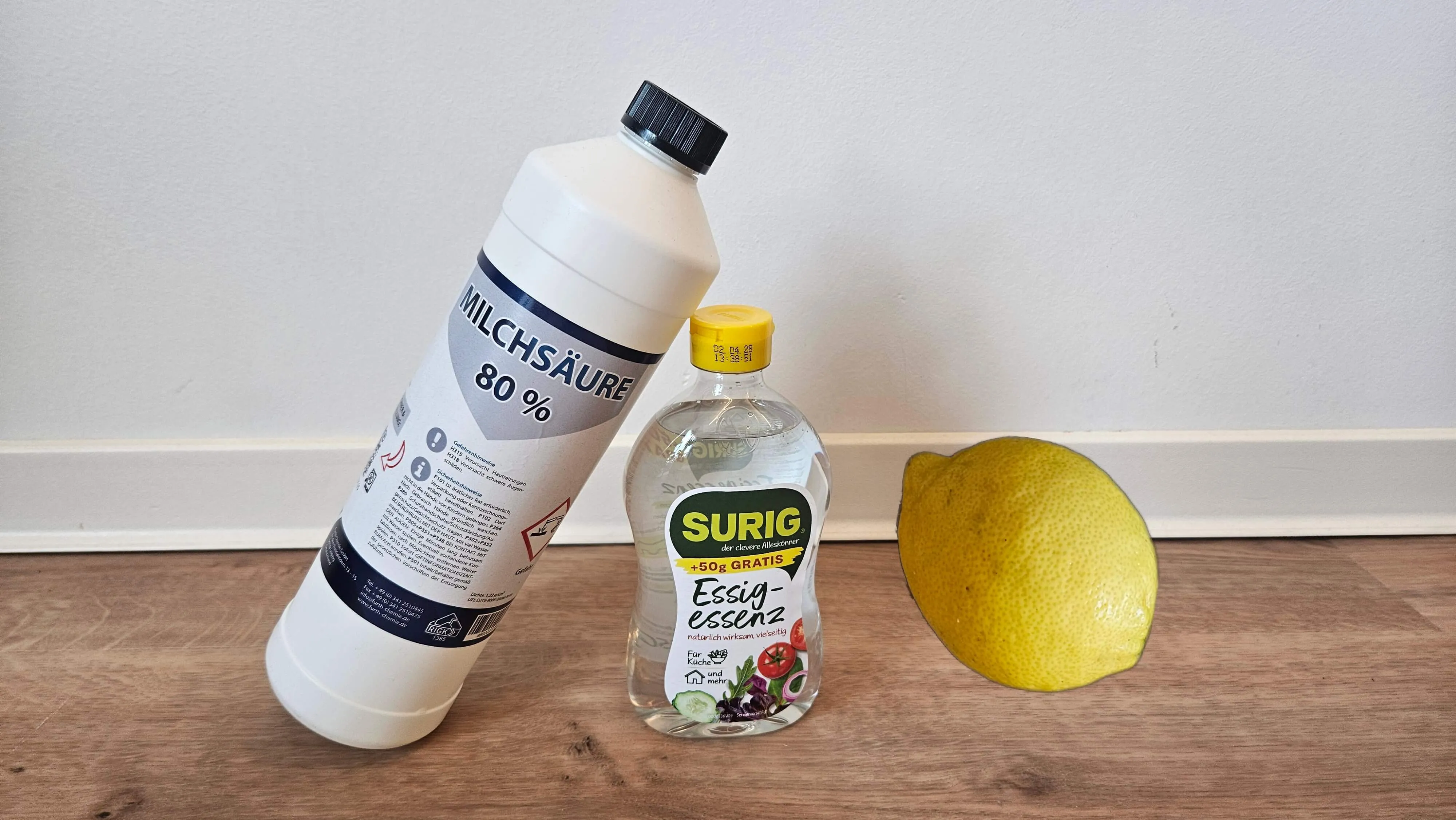 Lactic acid vs Vinegar vs Citric acid