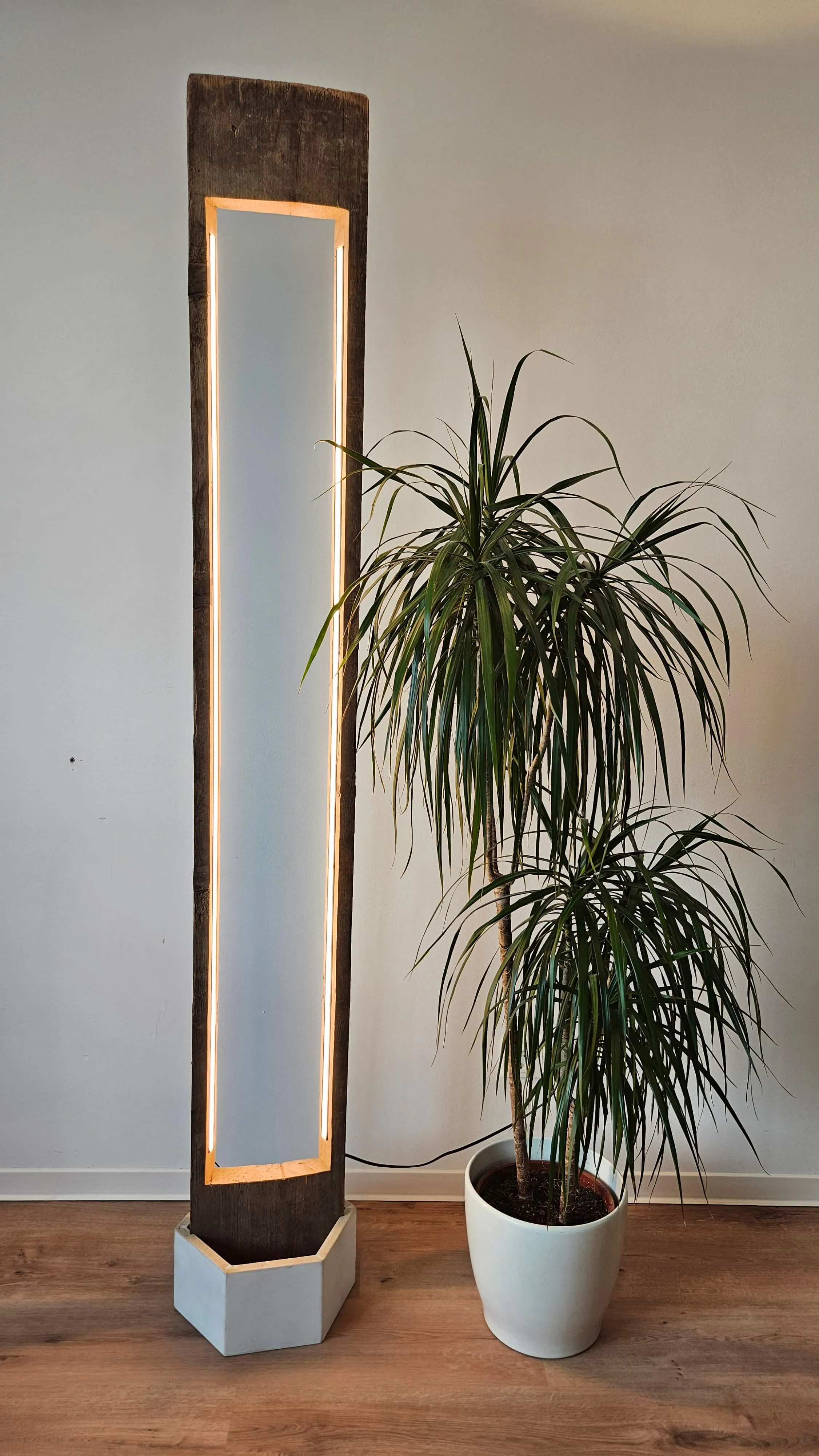 DIY designer floor lamp